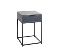 HAKU Möbel Consola para Muebles, Antracita, Negra, Metal, Madera aglomerada, Dimensiones 40 x 60 x 40 cm, Ancho x Alto x Profundidad, Estilo Moderno