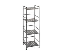 HAKU Möbel Estante Antracita, Metal, Metal - Dim.: AN 33 x AL 106 x P 28 cm, Estilo: Moderno