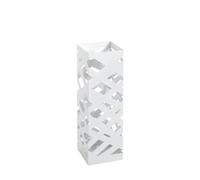 HAKU Möbel Paragüero blanco, blanco, metal, metal - Dim.: AN 16 cm x AL 48 cm x P 16 cm, Estilo: Moderno