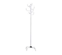 HAKU Möbel Perchero blanco, blanco, metal, metal - Dim.: AL 180 cm x diámetro 37 cm, Estilo: Moderno