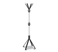 HAKU Möbel Perchero negro, blanco, MDF, metal - Dim.: AN 41 cm x AL 178 cm x P 41 cm, Estilo: Moderno