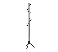 HAKU Möbel Perchero negro, Madera maciza - Dim.: AL 174 cm x diámetro 43 cm, Estilo: Tradicional