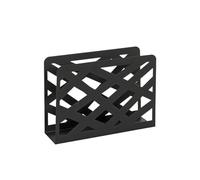 HAKU Möbel Perchero negro, metal, metal - Dim.: AN 35 cm x AL 26 cm x P 10 cm, Estilo: Moderno