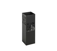 HAKU Paragüero negro, metal, metal - Dim.: AN 16 cm x AL 48 cm x P 16 cm, Estilo: Moderno