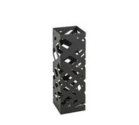 HAKU Möbel Paragüero negro, metal, metal - Dim.: AN 16 cm x AL 48 cm x P 16 cm, Estilo: Moderno