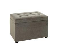 HAKU Pecho antracita, MDF, tejido textil - Dim.: AN 58 cm x AL 42 cm x P 39 cm, Estilo: Art Déco