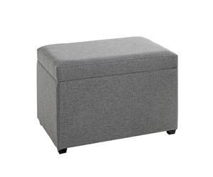 HAKU Pecho antracita, MDF, tejido textil - Dim.: AN 58 cm x AL 42 cm x P 39 cm, Estilo: Art Déco