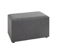 HAKU Pecho Antracita, MDF, Tejido Textil - Dim.: AN 65 cm x AL 42 cm x P 40 cm, Estilo: Art Déco