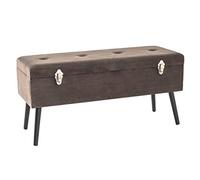 HAKU Pecho Topo, Madera Maciza, MDF, Terciopelo - Dim.: AN 106 cm x AL 52 cm x P 40 cm, Estilo: Art Déco