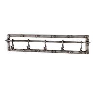 HAKU Perchero antracita, metal, metal - Dim.: AN 73 cm x AL 15 cm x P 8 cm, Estilo: Industrial
