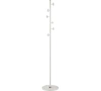 HAKU Möbel Perchero blanco, blanco, Mármol, metal - Dim.: AL 180 cm x diámetro 35 cm, Estilo: Moderno