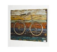 HAKU Perchero de pared motivo, vintage, MDF, metal - Dim.: AN 53 cm x AL 40 cm x P 7 cm, Estilo: Industrial