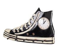 HAKU Perchero de pared negro, metal, metal - Dim.: AN 50 cm x AL 31 cm x P 6 cm, Estilo: Industrial