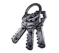 HAKU Perchero de pared vintage, metal, metal - Dim.: AN 38 cm x AL 50 cm x P 6 cm, Estilo: Industrial