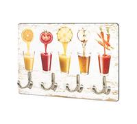 HAKU Teclado Acero Inoxidable, Motivo, MDF, Metal - Dim.: AN 30 cm x AL 21 cm x P 5 cm, Estilo: Moderno