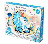 Haku Yoka Magic Dot Marker Art Set, 12 tarjetas temáticas de dinosaurios con patrones ocultos, kit de actividades creativas para niños, lavable, ideal para niños de 2 años en adelante