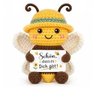 Hakumata Pocket Hug Bee Glücksbringer Geschenke,Gute Besserung Geschenk für Kollegin, schön DASS es Dich gibt