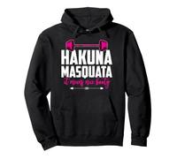 Hakuna Masquata Significa un Buen Gimnasio de Levantamiento de Pesas Sudadera con Capucha