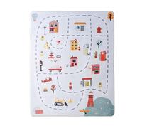 Colchoneta Manta Juegos Bebe 160x120x1,5cm, Ciudad - Tapete Infantil con Memory Foam Manta de Juegos Bebe Antideslizante, Tatami Bebe, Suelos Infantiles