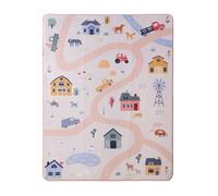 Hakuna Matte Alfombra de terciopelo para bebé 160 x 120 cm, granja