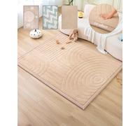 Hakuna Matte Tapete de juego para bebé de para piso de 60 x 80 pulgadas, tapete de espuma viscoelástica de terciopelo coral Cloudsoft para gatear, antideslizante, resistente al agua