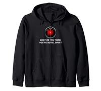 HAL 9000 - Inteligencia artificial vintage Sudadera con Capucha