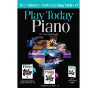 Hal Leonard 702997 Play Piano Today Kit completo con método libro/Libro de canciones CD/CD y DVD - box-hang Tab