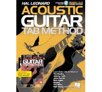 Hal Leonard – Acoustic Guitar Tab Method – Edición Combo, Libros 1 y 2 con audio en línea