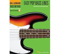 Hal leonard bass method book : easy pop bass lines + enregistrement(s) en ligne: Play the Bass Lines of 20 Pop And Rock Songs