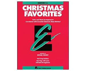 Hal Leonard elementos esenciales de Navidad favoritos barítono T.C. (estándar)