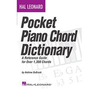 Hal leonard pocket piano chord dictionary piano: A Reference Guide for Over 1,300 Chords