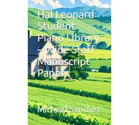 Hal Leonard Student Piano Library - Wide Staff Manuscript Paper