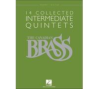 Hal Leonard The Canadian Brass: 14 Collected Intermediate Quintets - Trumpet 1 - Brass Quintet