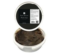 HalalEveryDay Pasta de jabn negro africano 16 oz - Hecho con jabn negro africano crudo puro - Libre de todos los productos qumicos