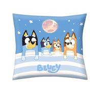 Halantex Bluey BY8527C - Cojín Decorativo de Doble Cara (40 x 40 cm), diseño con Licencia Original
