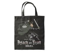 Halantex Bolso Shopping Bag shopper - Dimensiones 35 x 40 x 1 cm - Tote Bag Poliéster con 2 asas de 27 cm, Negro , 35x40x1 cm