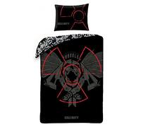 Halantex Call of Duty Black Ops COD-5522BL - Juego de ropa de cama (140 x 200 cm, funda de almohada, ropa de cama infantil + mochila, 100% algodón, certificado Oeko-Tex)