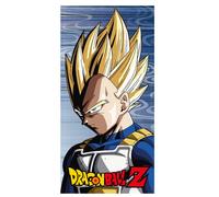 Halantex Dragon Ball Z - Toalla de playa con diseño de Vegeta Super Saiyan, 100% algodón, 70 x 140 cm, DB-1520T