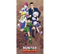 Halantex HUNTER X Hunter - Gon Killua Kurapika - Toalla de ducha, toalla de playa, baño - 100% algodón - Tamaño 70 x 140 cm - Multicolor