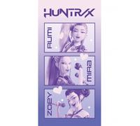 Halantex K-Pop - Toalla de playa grande - 100% microfibra - Dimensiones: 70 x 140 cm - Color violeta