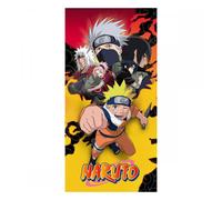 Halantex Naruto Uzumaki Sasuke Itachi Uchiha - Toalla de playa o baño - 100% algodón - Dimensiones 70 x 140 cm - Multicolor NA-3404T
