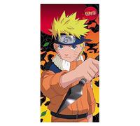 Halantex Naruto Uzumaki - Toalla de playa y baño - 100% algodón - Dimensiones: 70 x 140 cm - POK-491T