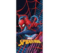 Halantex Spiderman SPM-218T - Toalla de Playa - 100% algodón - Medidas 70 x 140 cm - Multicolor