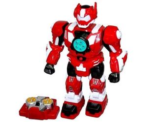 Halay RC Police Robot - Really Shoots Arrows - Rapidfire with Light and Sound Red