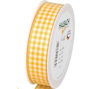 Halbach Seda Bandas Cuadros Banda, poliéster, Amarillo, 2500.0 x 2.5 x 0,1 cm