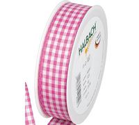 Halbach Seda Bandas Cuadros Banda, poliéster, Rosa, 2500.0 x 2.5 x 0,1 cm