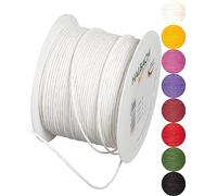 Halbach Seidenbänder Alambre de Papel Reciclado con Alambre, Ancho de 2 mm, Longitud 100 m, cordón de Papel para Manualidades y floristería, Alambre para Manualidades para Ideas Creativas, Color: