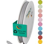 Halbach Seidenbänder Cinta de regalo | Ancho 10 mm Longitud 25 m | Cinta de lazo fabricada en Alemania | Cintas de regalo en una variedad de colores y anchuras, perfecta para envolver y decorar,