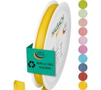 Halbach Seidenbänder Cinta de regalo | Ancho 10 mm Longitud 25 m | Cinta de lazo fabricada en Alemania | Cintas de regalo en variedad de colores y anchos, perfecta para envolver y decorar, color: