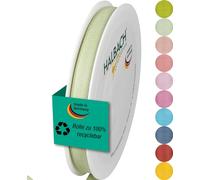 Halbach Seidenbänder Cinta de regalo | Ancho 10 mm Longitud 25 m | Cinta de lazo fabricada en Alemania | Cintas de regalo en variedad de colores y anchos, perfecta para envolver y decorar, color: